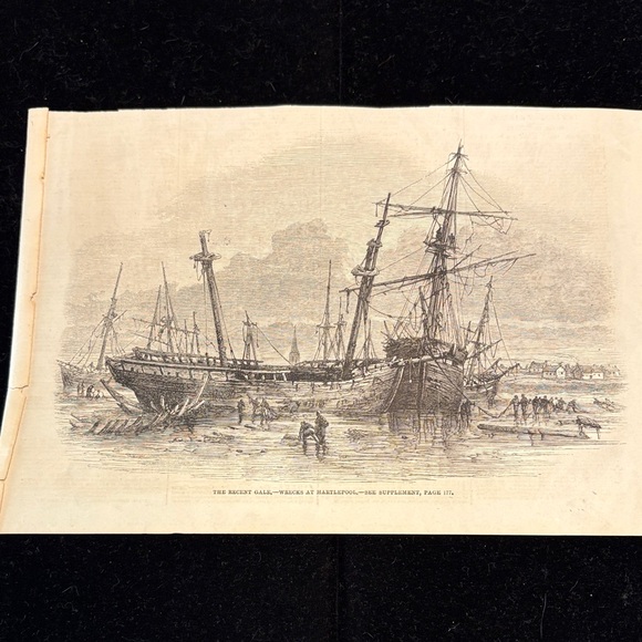 Other - Historic Shipwreck Illustration Print
